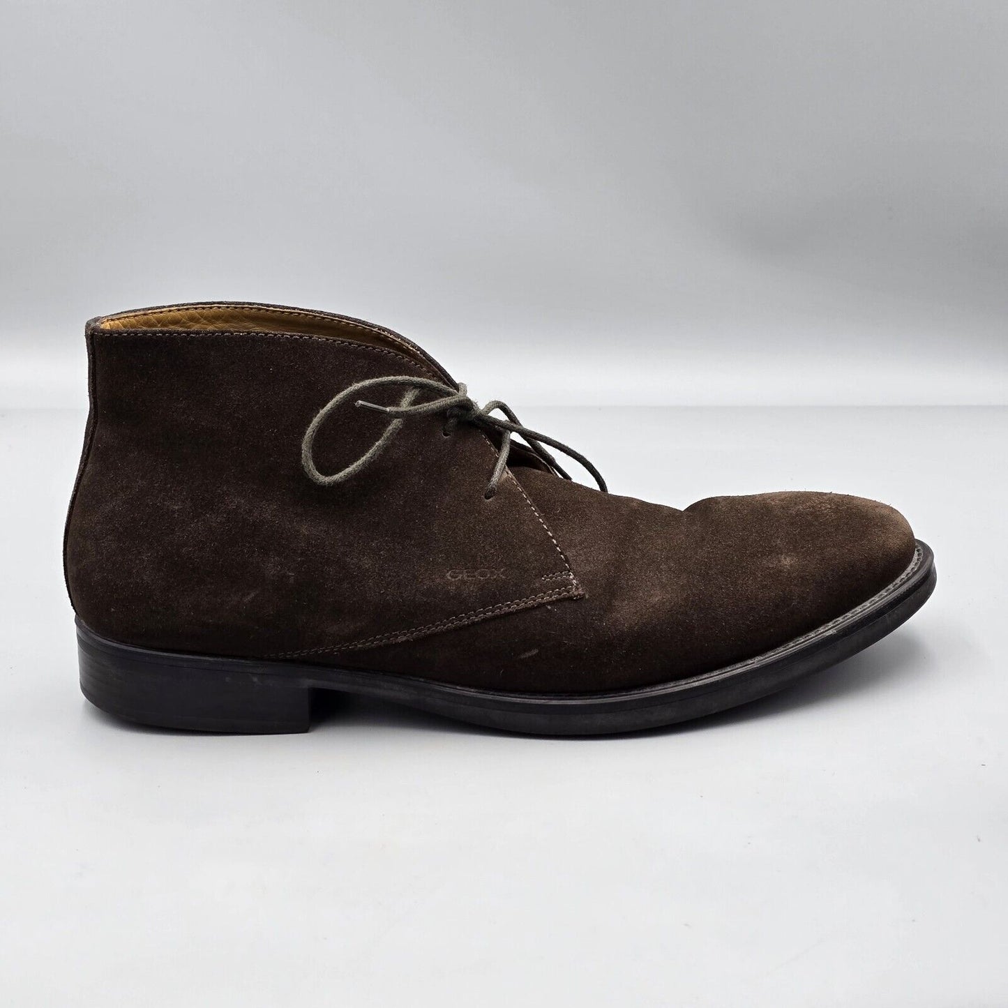 Geox Men's Size 45 EU 12 US VGC Brown Suede Leather Chukka Ankle Boots Shoes