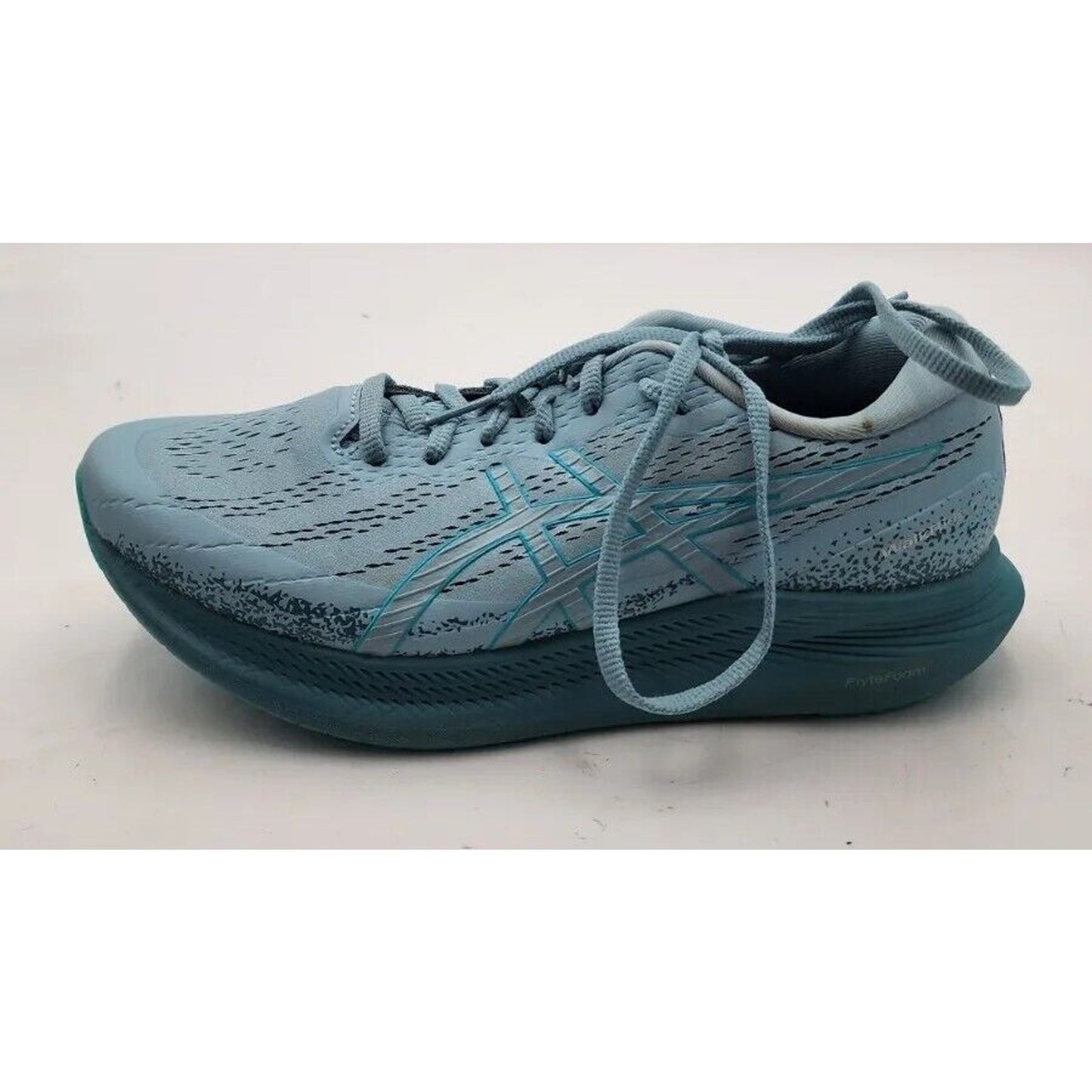 ASICS Womens Size 8 US VGC WalkRide FF Light Blue Lace Up Walking Shoes Sneakers