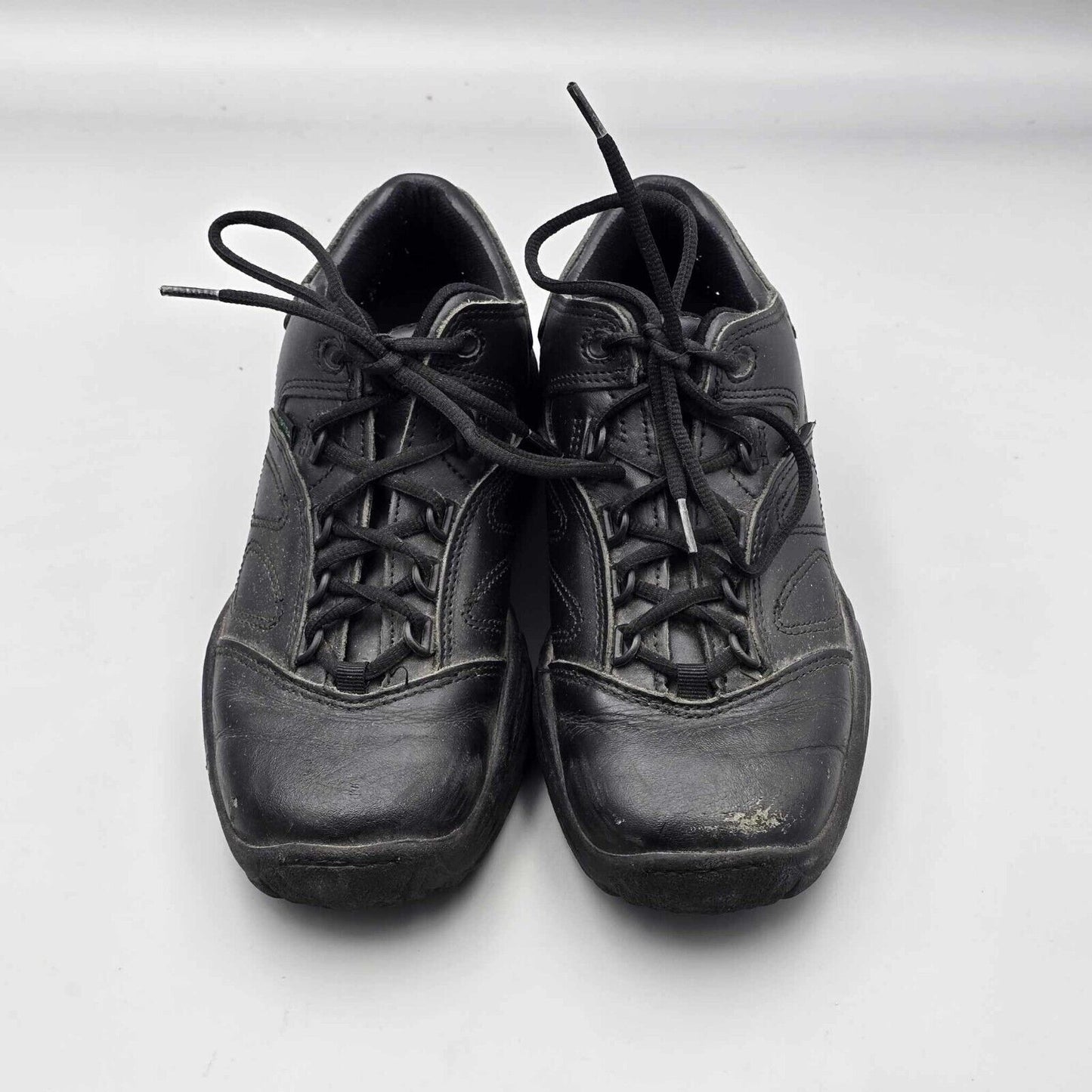 Reebok Women's Size 8.5 M Postal Express Black Leather Slip Resistant Work Shoes