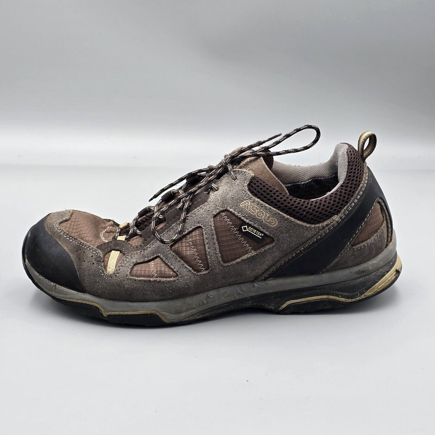 Asolo Men's Size 8 Women's 9 Gore-Tex GTX Megaton GV Brown Leather Hiking Shoes