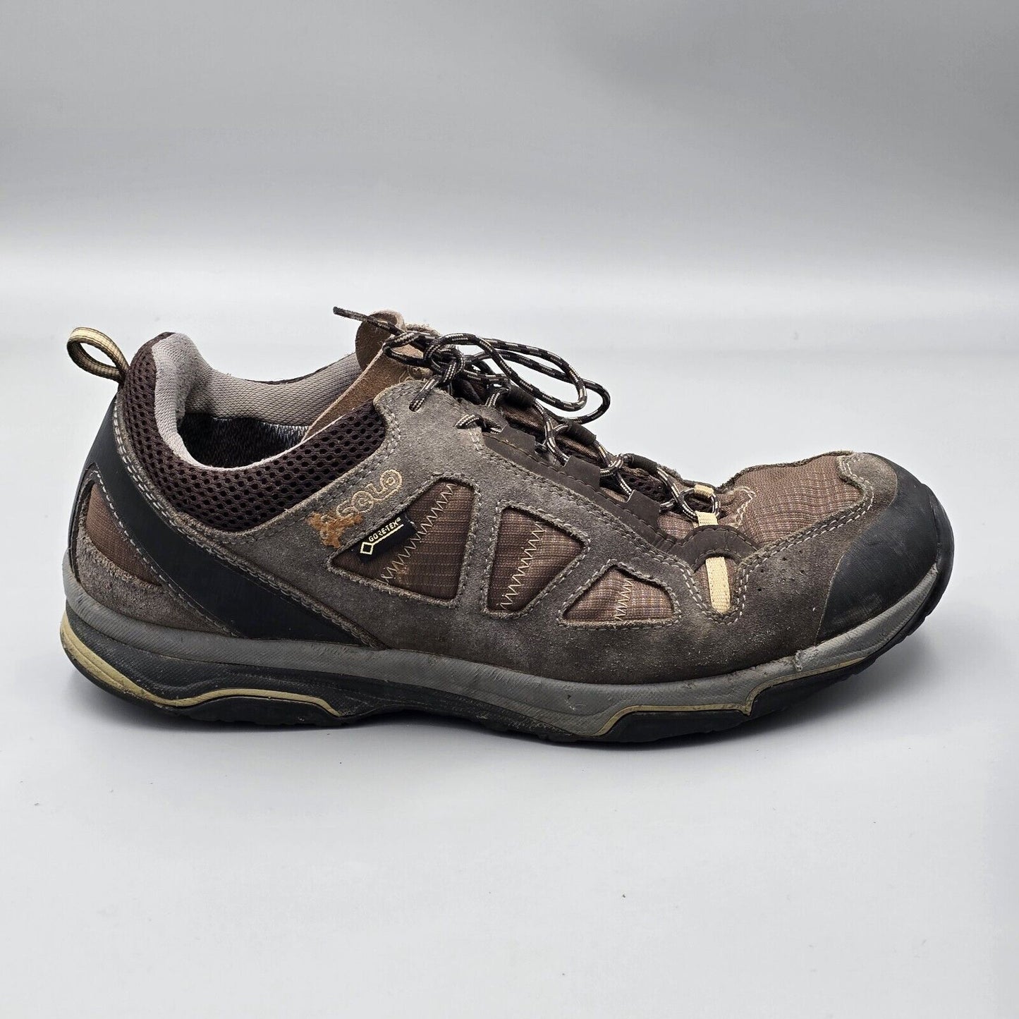 Asolo Men's Size 8 Women's 9 Gore-Tex GTX Megaton GV Brown Leather Hiking Shoes