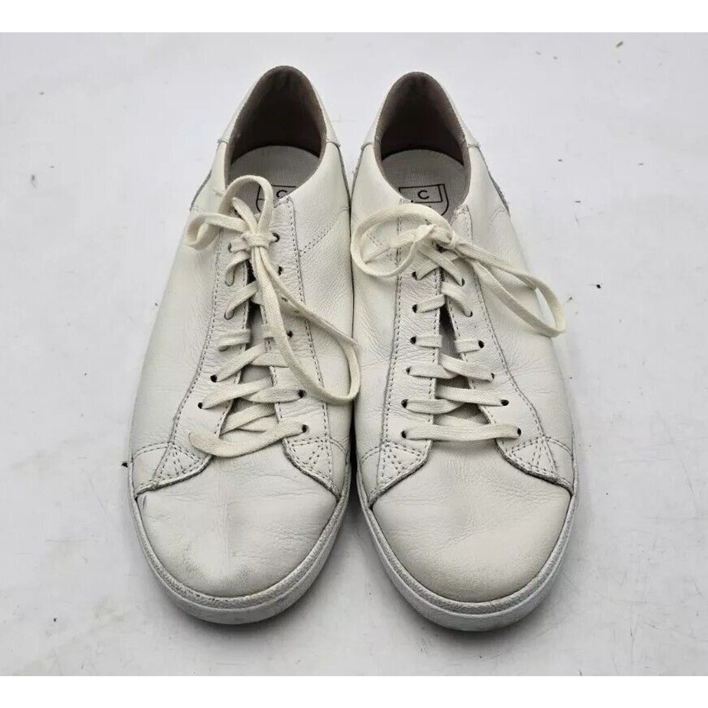 Cole Haan Women's Size 9.5 B Grand OS White Leather Lace Up Shoes Sneakers