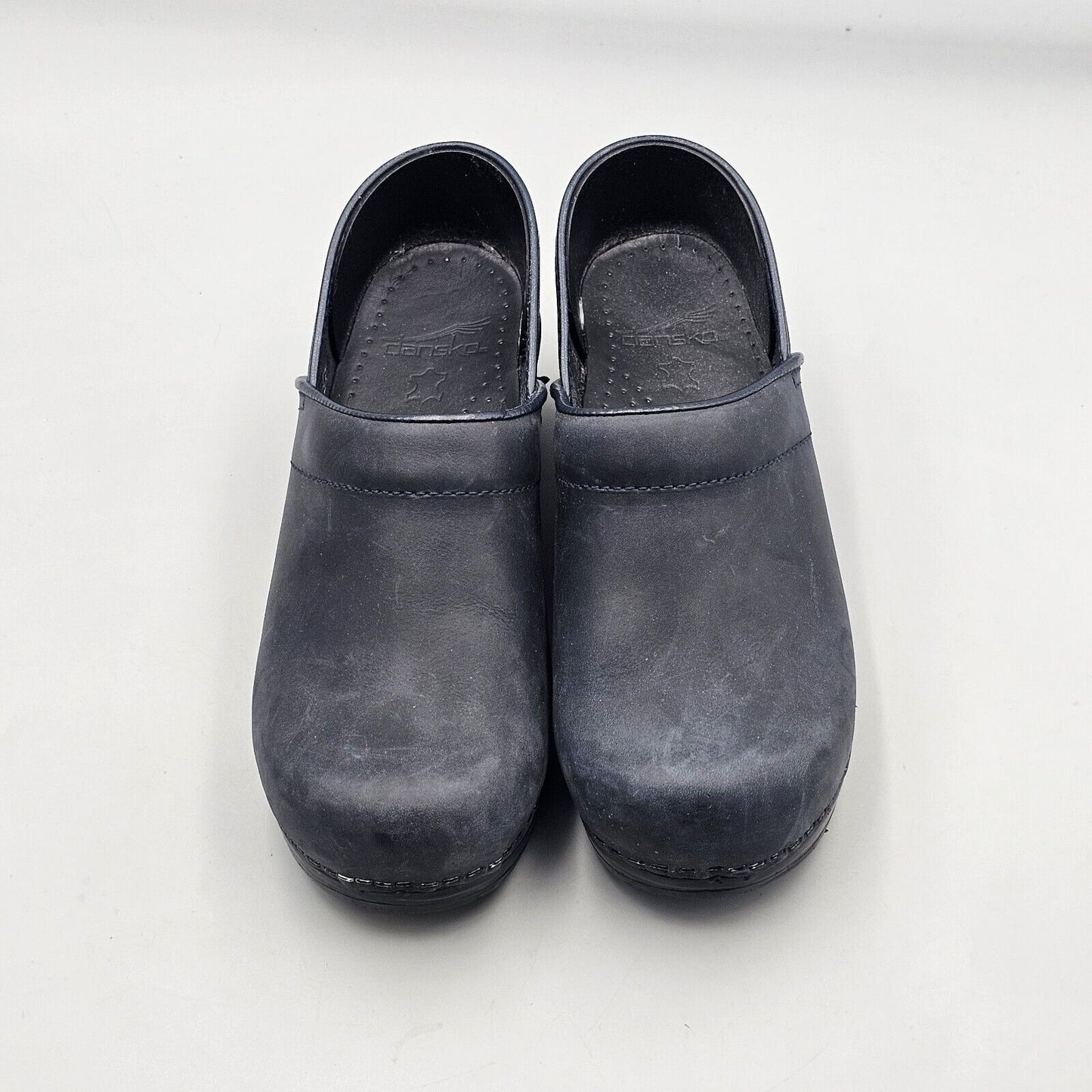 Dansko Women's Size 39 EU 8.5 - 9 US EUC! Professional Navy Matte Leather Clogs