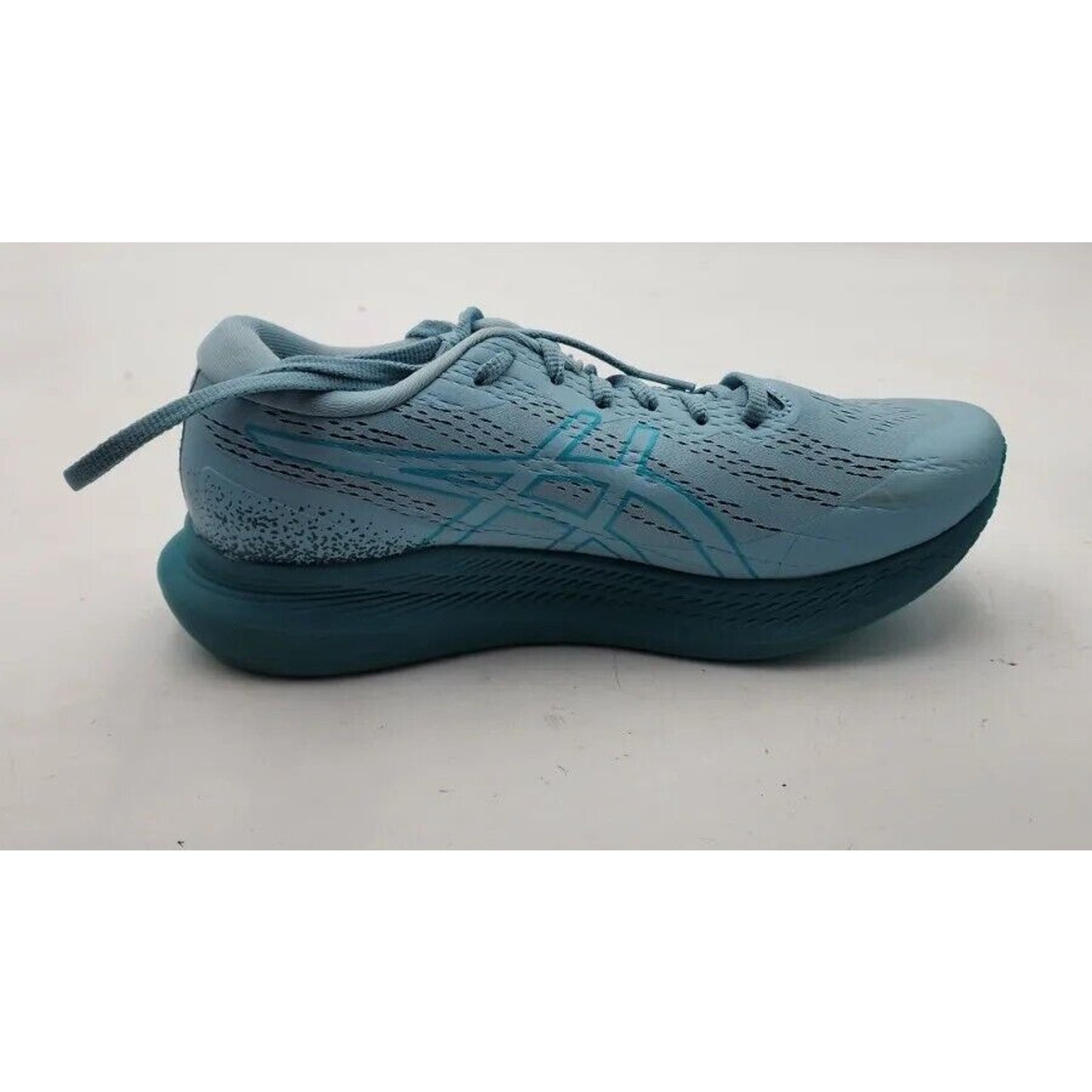 ASICS Womens Size 8 US VGC WalkRide FF Light Blue Lace Up Walking Shoes Sneakers