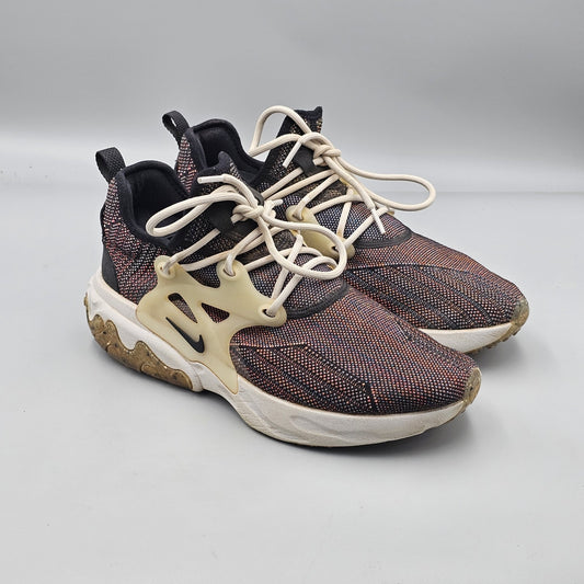 Nike Mens Size 10 US GUC React Presto Flyknit Multi Athletic Sneakers CN1709-001