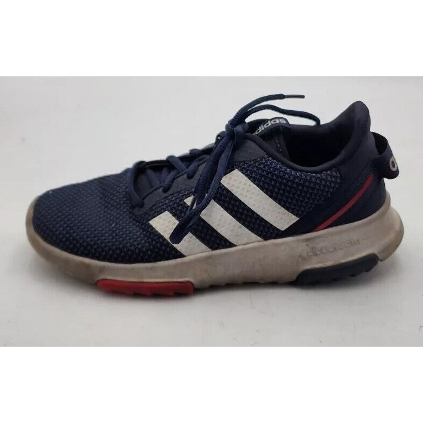 Adidas Mens Size 6 US Racer TR 2.0 Cloud Foam Blue White Running Shoes Sneakers