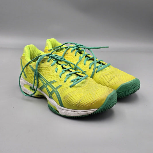 Asics Women's Size 9.5 US VGC Gel Solution Speed 2 E451Y Yellow Running Sneakers