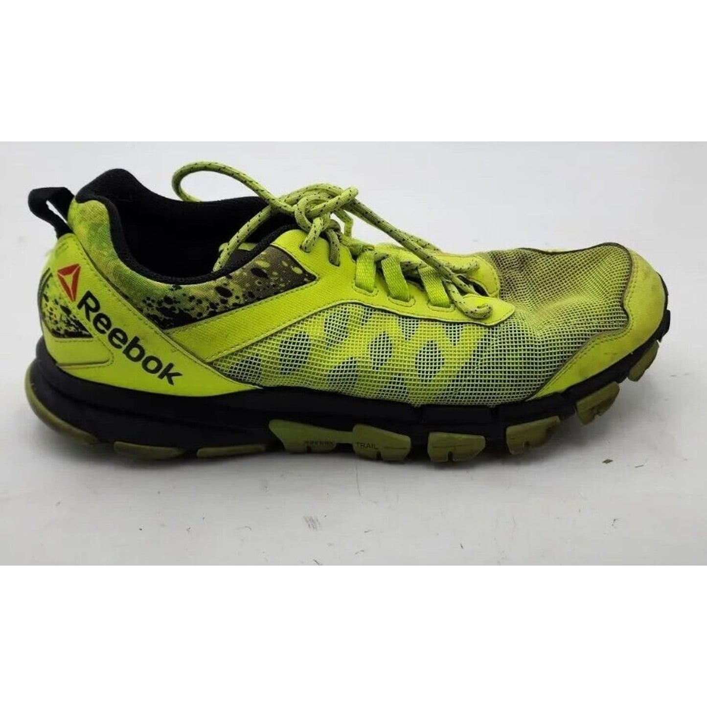 Reebok Men's Size 11 US Trail Warrior V71893 Green Low Top Lace Up Running Shoes