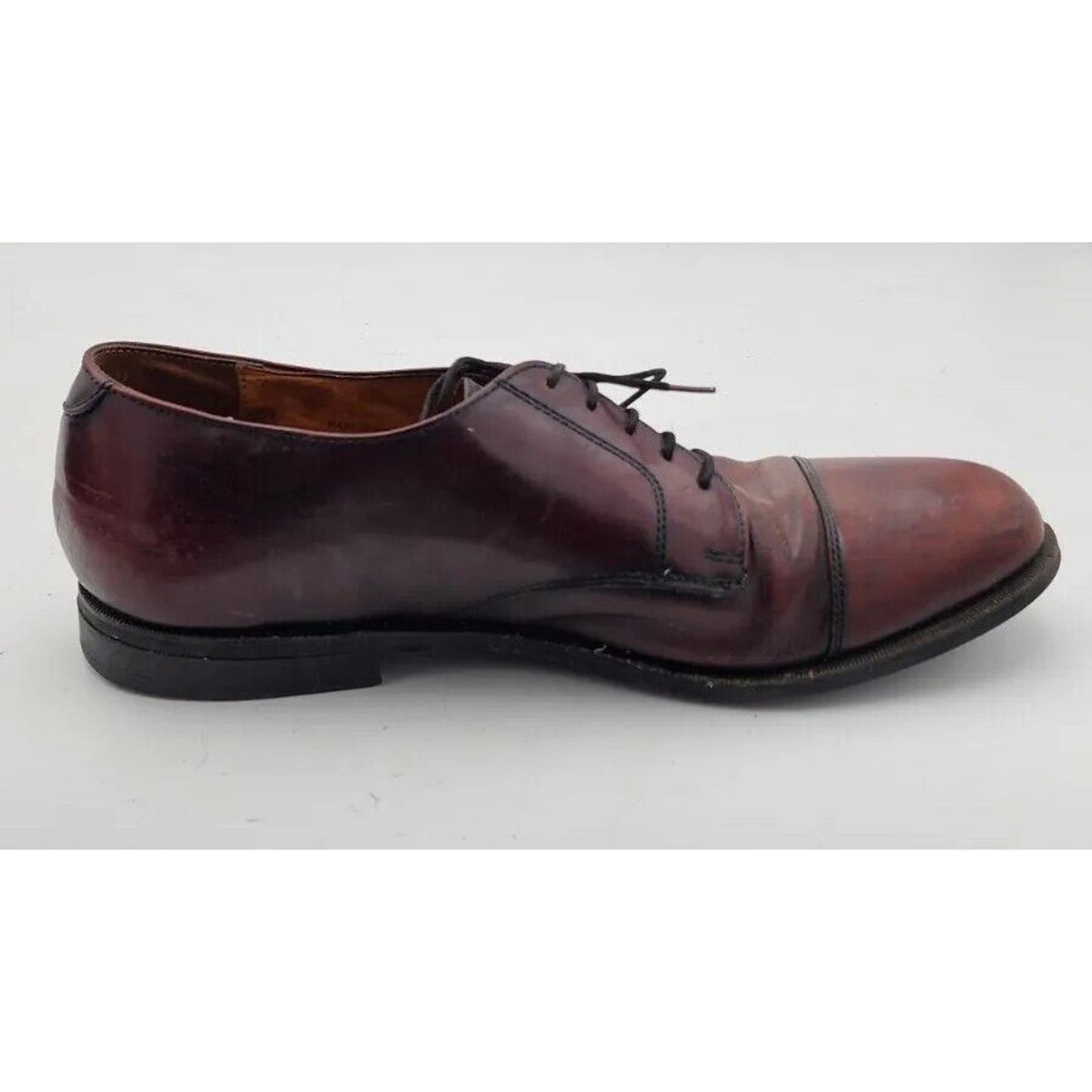 Cole Haan Crafted In Maine Burgundy Leather Oxfords Dress Shoes Men's Size 12 D