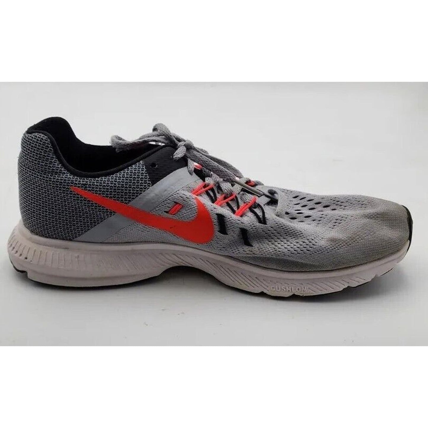 Nike Zoom Winflo 2 Flash 807276-005 Gray Running Shoes Sneakers Men's Size 7.5