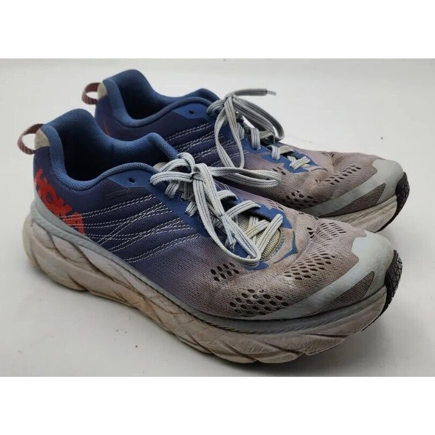 Hoka One One Clifton 6 Wide Moonlight Blue Plein Air Women's Size 9.5 D *Worn!