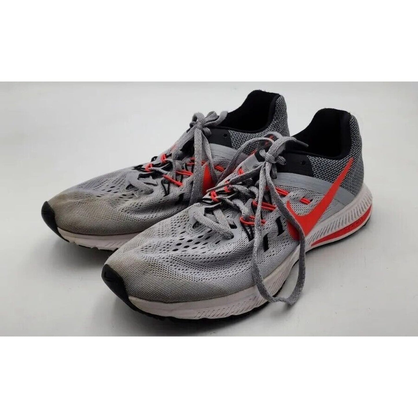 Nike Zoom Winflo 2 Flash 807276-005 Gray Running Shoes Sneakers Men's Size 7.5