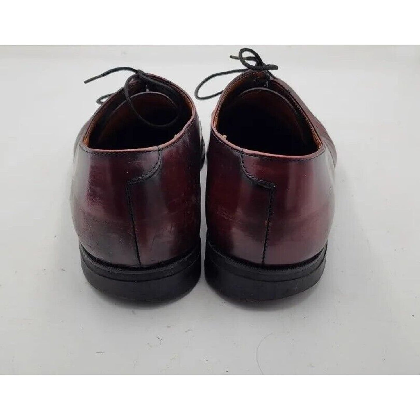 Cole Haan Crafted In Maine Burgundy Leather Oxfords Dress Shoes Men's Size 12 D