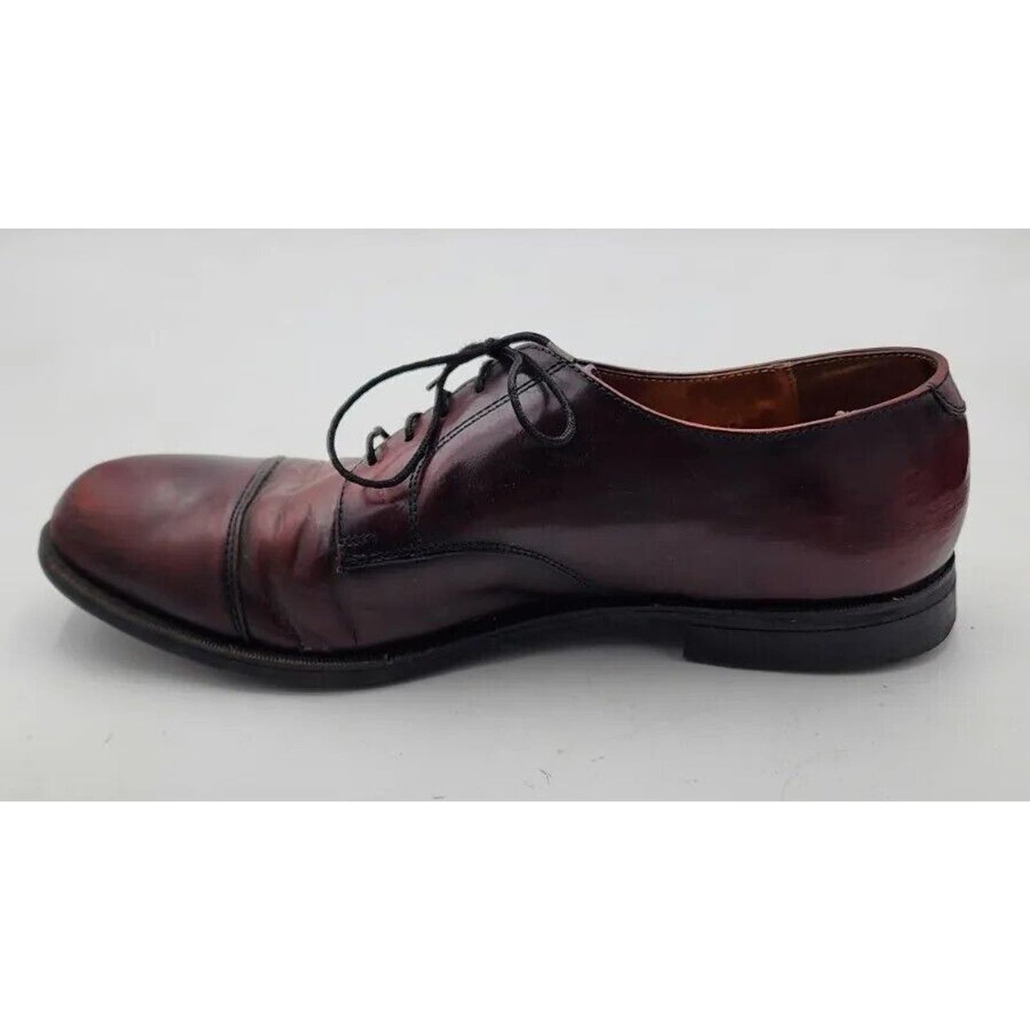 Cole Haan Crafted In Maine Burgundy Leather Oxfords Dress Shoes Men's Size 12 D