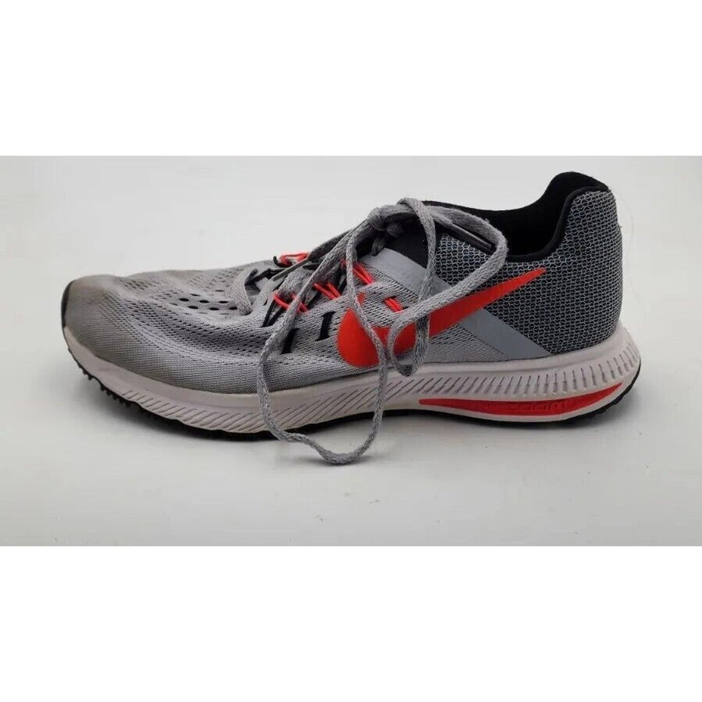 Nike Zoom Winflo 2 Flash 807276-005 Gray Running Shoes Sneakers Men's Size 7.5