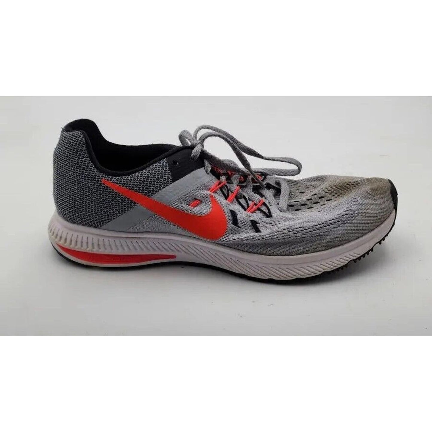 Nike Zoom Winflo 2 Flash 807276-005 Gray Running Shoes Sneakers Men's Size 7.5