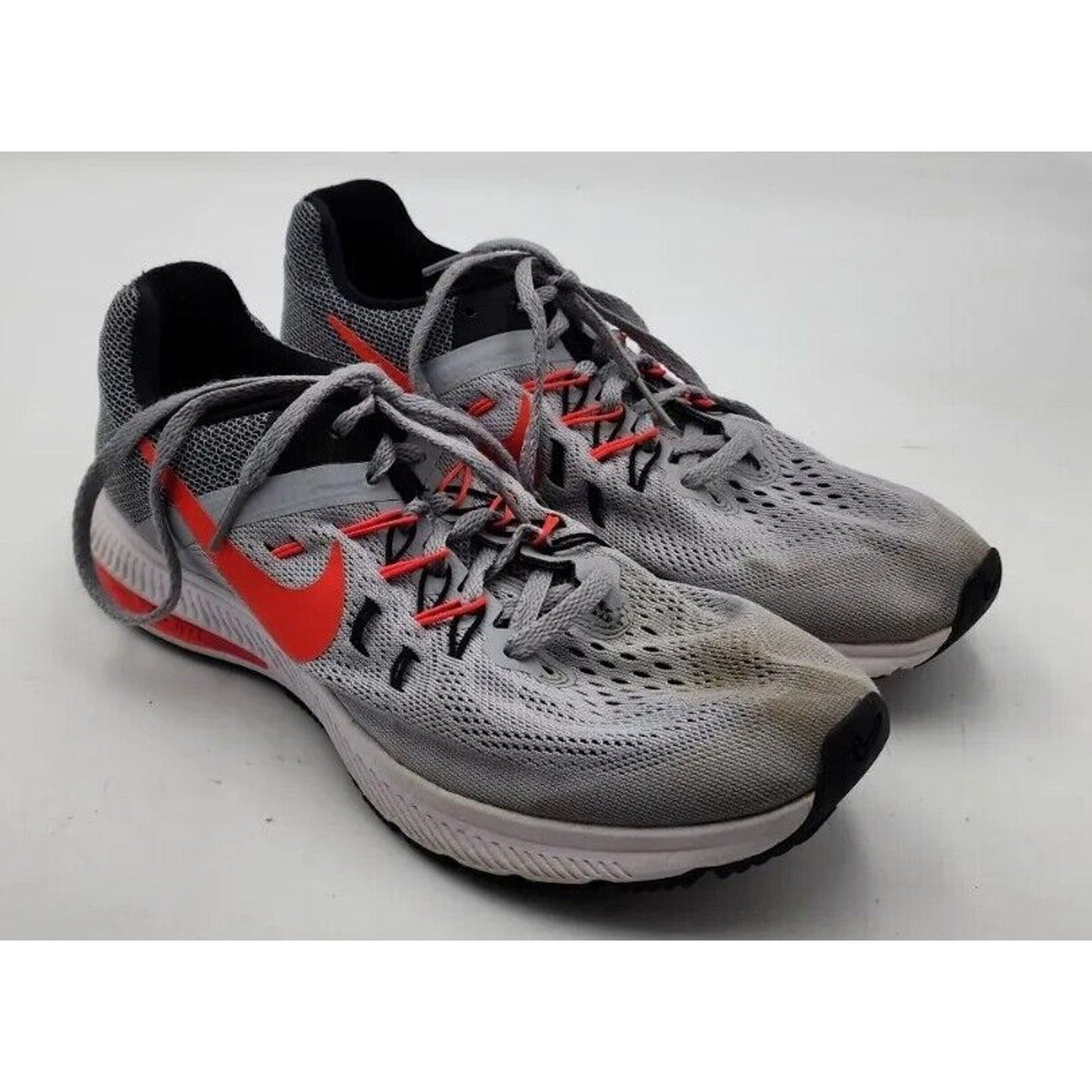 Nike Zoom Winflo 2 Flash 807276-005 Gray Running Shoes Sneakers Men's Size 7.5