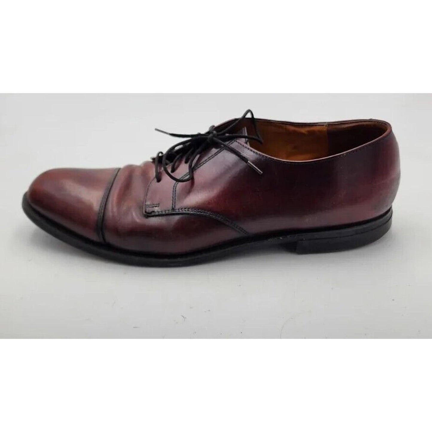 Cole Haan Crafted In Maine Burgundy Leather Oxfords Dress Shoes Men's Size 12 D